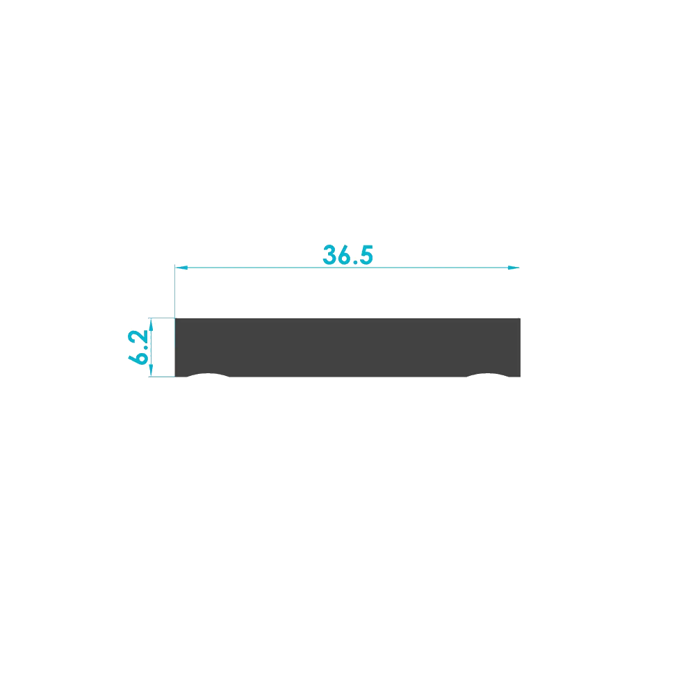 Solar Fastener Mounting Washer Profile (Code: 1359) — Engineering Section Drawing | SolarAlu Global